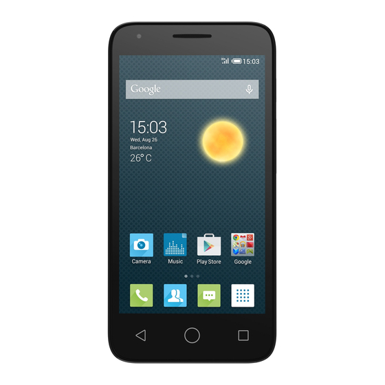 Alcatel Onetouch PIXI 3 4.5 Manuels