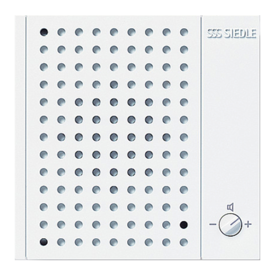 SSS Siedle NS 511-01 Installation