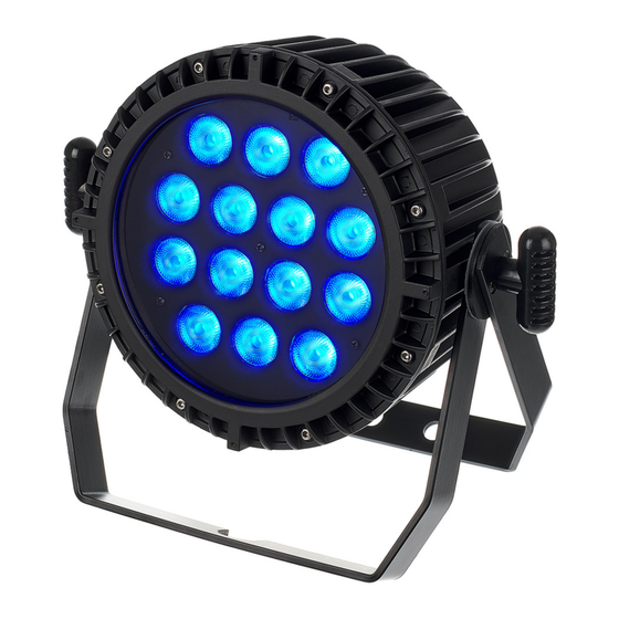 thomann Varytec Event Par IP65 4in1 14x8W Notice D'utilisation