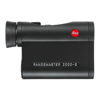 Leica RANGEMASTER 2000-B Notice D'utilisation