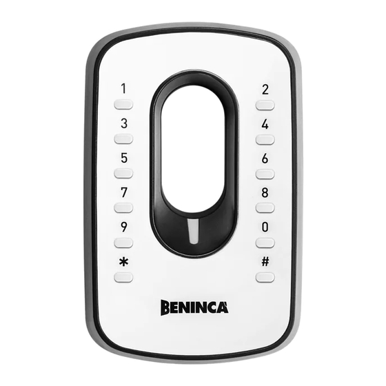 Beninca IRI.KPAD.C Mode D'emploi