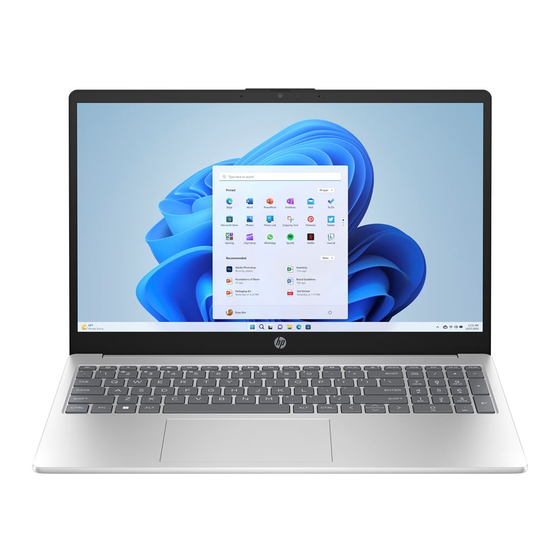 HP 15-FD0080NF Manuel De L'utilisateur