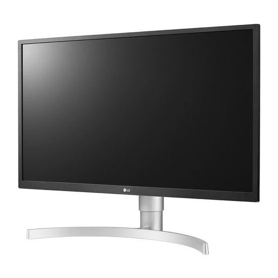 LG 27UL550 Manuel D'utilisation