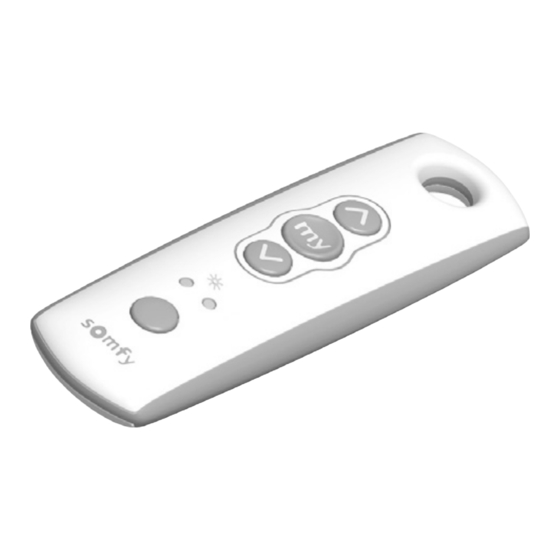 SOMFY Telis 1 Soliris RTS Notice D'installation
