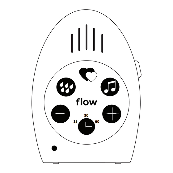 Flow Baby comforter Manuel D'utilisateur