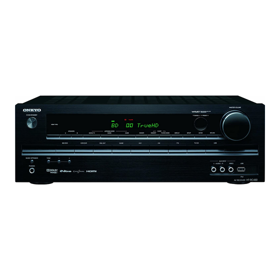 Onkyo HT-RC430 Manuel D'instructions