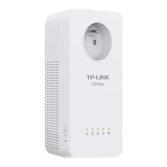 TP-Link TL-WPA8635P Mode D'emploi