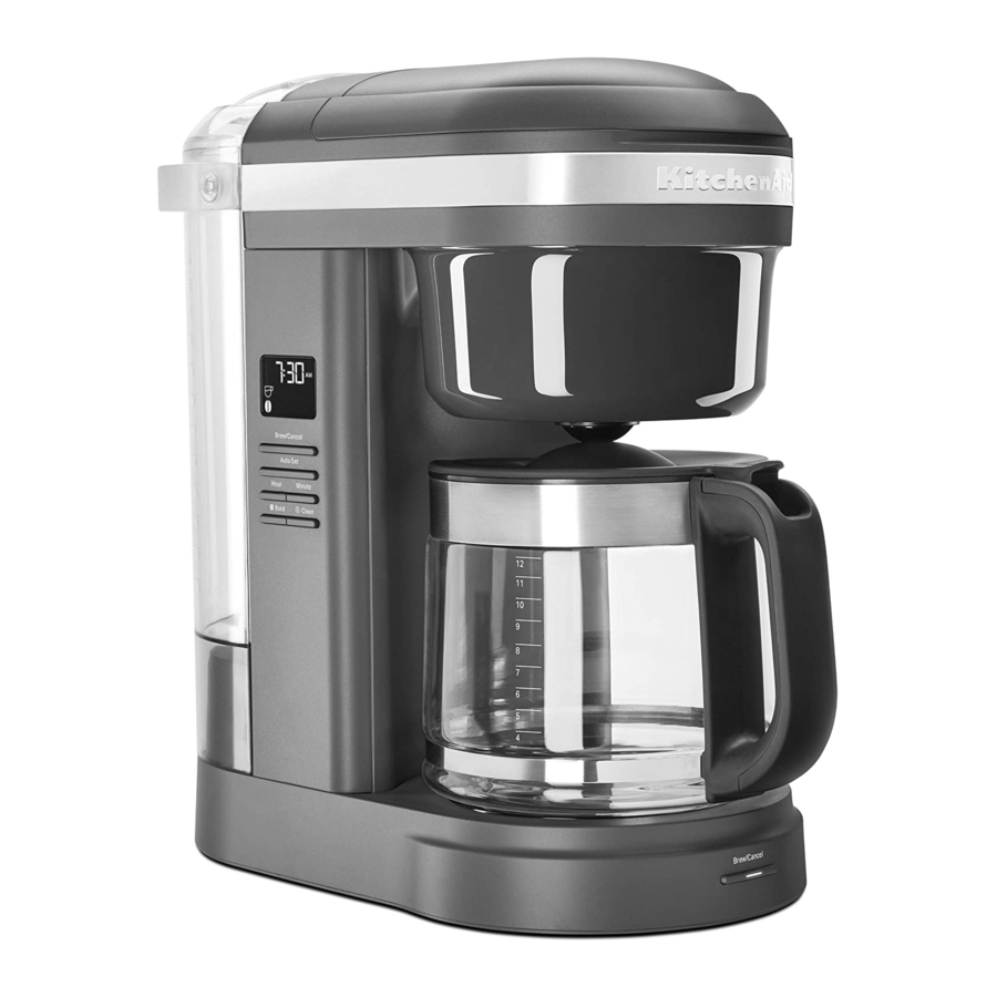 KitchenAid KCM1208 Mode D'emploi