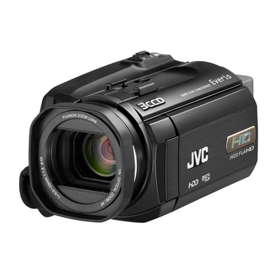 JVC GZ-HD5 Guide D'utilisation