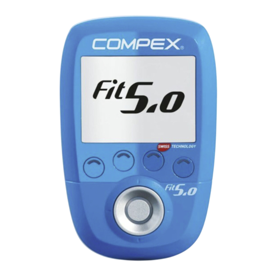 Compex FIT 5.0 Mode D'emploi