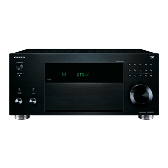 Onkyo TX-RZ3100 Mode D'emploi Base