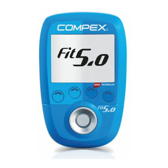 Compex Fit 5.0 Manuels