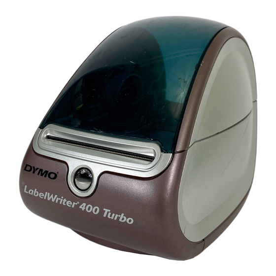 Dymo LabelWriter 400 Turbo Manuels