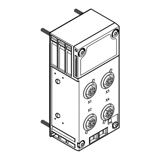 Festo CPX-4AE-4AA-H Mise En Service