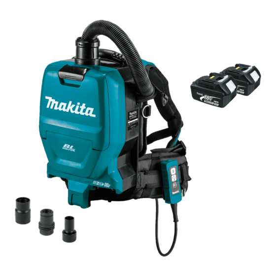 Makita XCV05 Manuel D'instruction