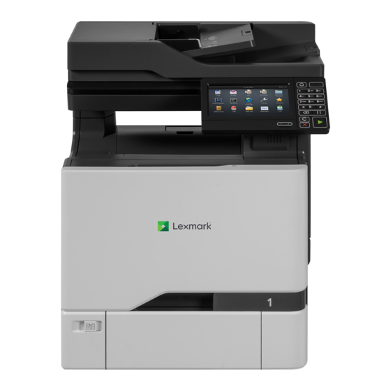 Lexmark XC4100 Serie Guide De L'utilisateur