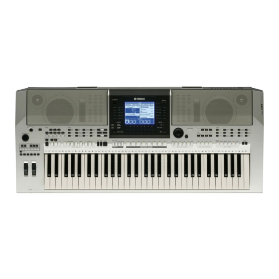 Yamaha PSR-OR700 Mode D'emploi