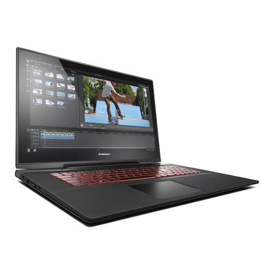 Lenovo Y70-70 Touch Guide De L'utilisateur