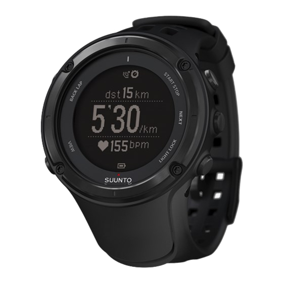 Suunto AMBIT2 1.5 Manuels