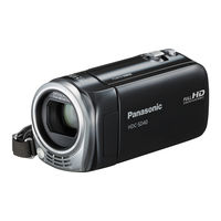 Panasonic HDC-SD40 Mode D'emploi