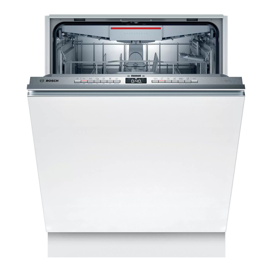 Bosch SMV4HVX45E Manuel D'utilisation