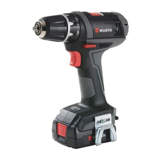 Würth BS 14-A LIGHT Traduction Des Instructions De Service D'origine