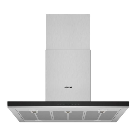 Siemens LF98BIP50 Notice D'utilisation Et De Montage