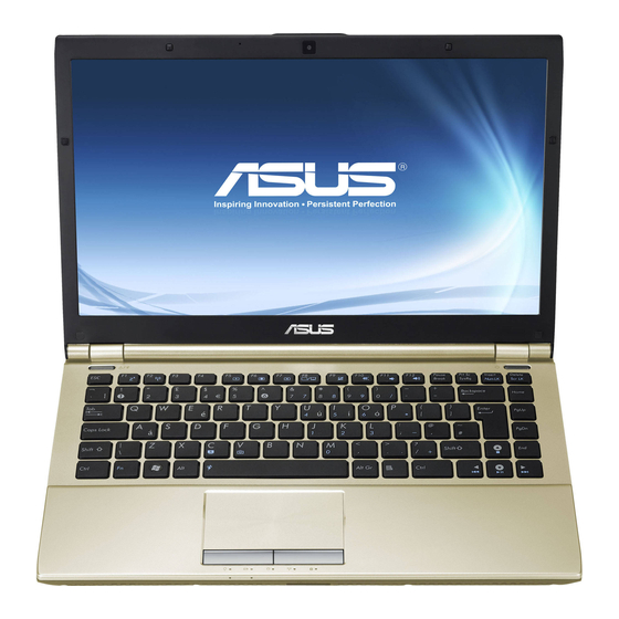 Asus U46E Manuel D'utilisation