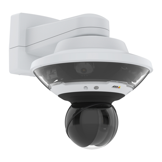 Axis Q6100-E Manuel D'utilisation