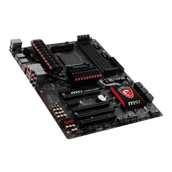 MSI 990FXA GAMING Mode D'emploi