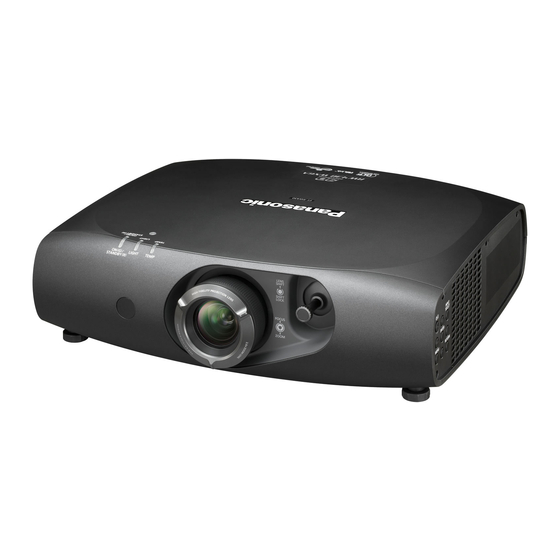 Panasonic PT-RZ470 Serie Manuel D'utilisation