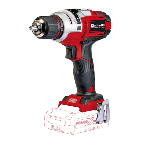 EINHELL TE-CD 18 Li E-Solo Mode D'emploi D'origine