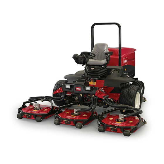 Toro Groundsmaster 4500-D Manuel De L'utilisateur