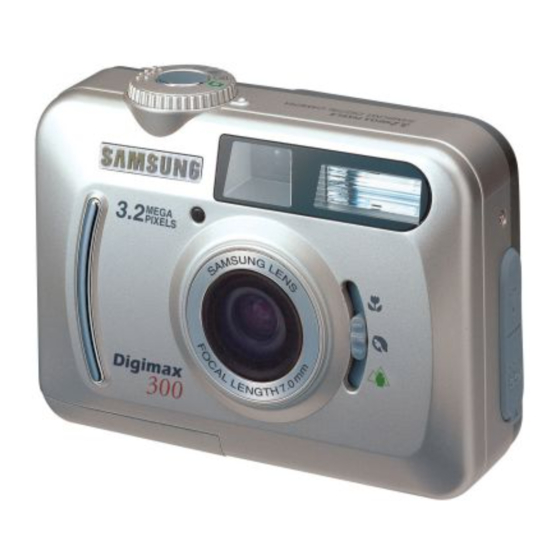 Samsung Digimax 300 Mode D'emploi