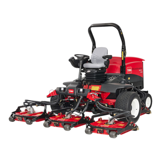 Toro Groundsmaster 4500-D Manuel De L'utilisateur