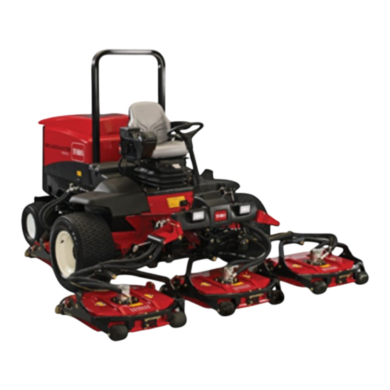 Toro Groundsmaster 4500-D Manuel De L'utilisateur