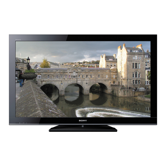 Sony BRAVIA KDL-40BX450 Mode D'emploi