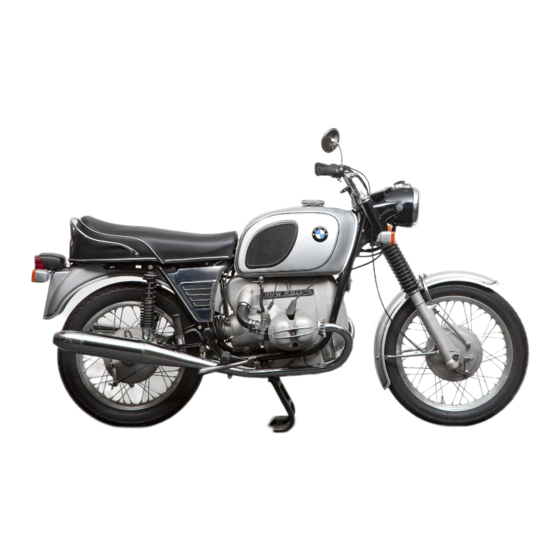 BMW R50 1972 Manuels