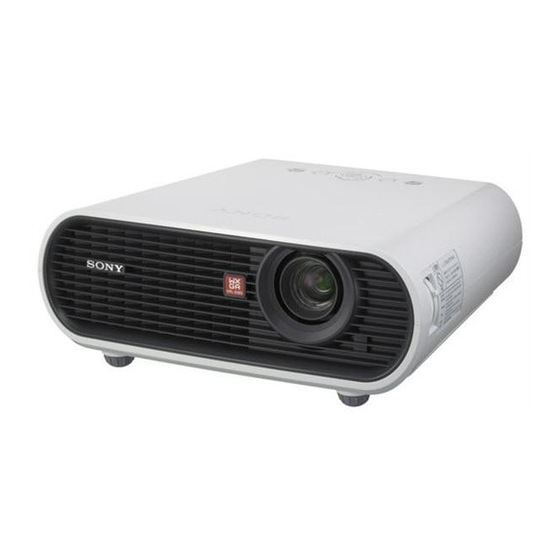 Sony VPL-EW5 Guide De Référence Rapide