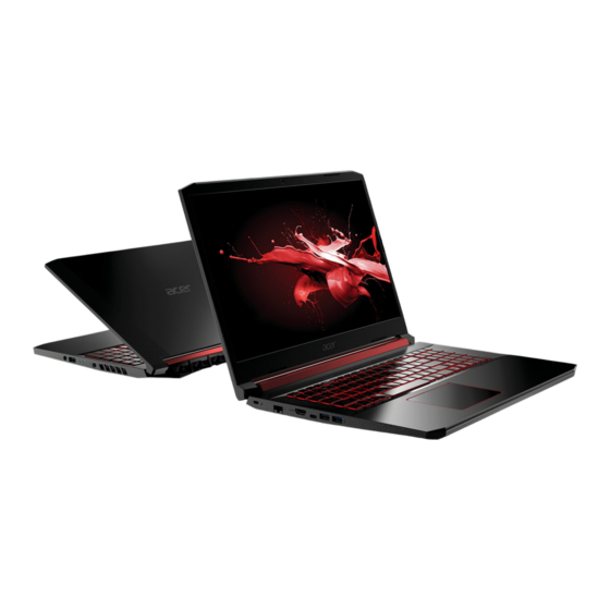 Acer NITRO 5 Manuel D'utilisation