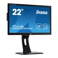 Iiyama ProLite X2283HSU Mode D'emploi