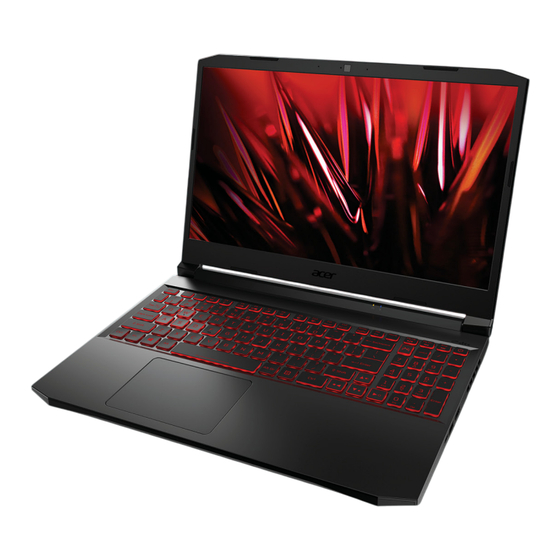 Acer Nitro 5 Manuel D'utilisation