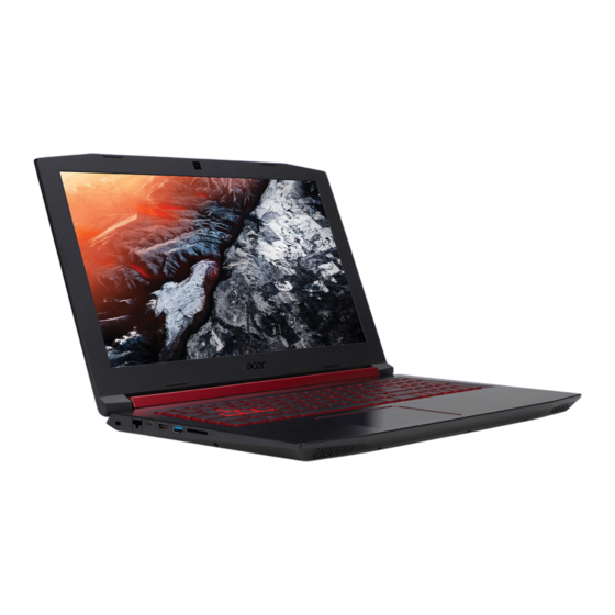 Acer Nitro 5 Manuel D'utilisation