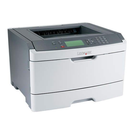 Lexmark E260 Serie Guide De L'utilisateur