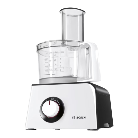 Bosch MCM40 Serie Mode D'emploi