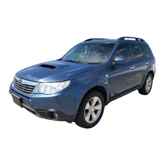 Subaru FORESTER 2010 Manuels