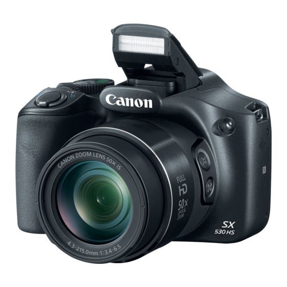 Canon PowerShot SX530 HS Guide De Mise En Route