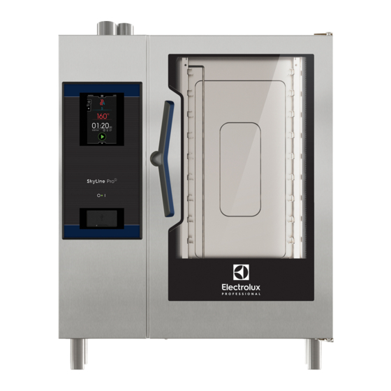 Electrolux Professional SkyLine Pro S 6 GN1/1 Instructions D'installation