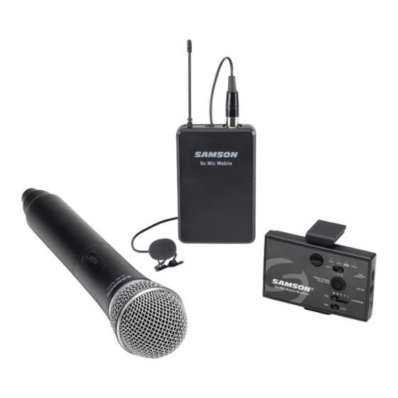 Samson Go Mic Mobile Guide Rapide