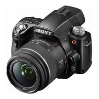 Sony Alpha SLT-A35 Mode D'emploi